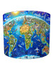 World Landmarks Map Lampshade World Landmarks Map Lampshade