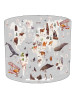 World of Animals Map Lampshade