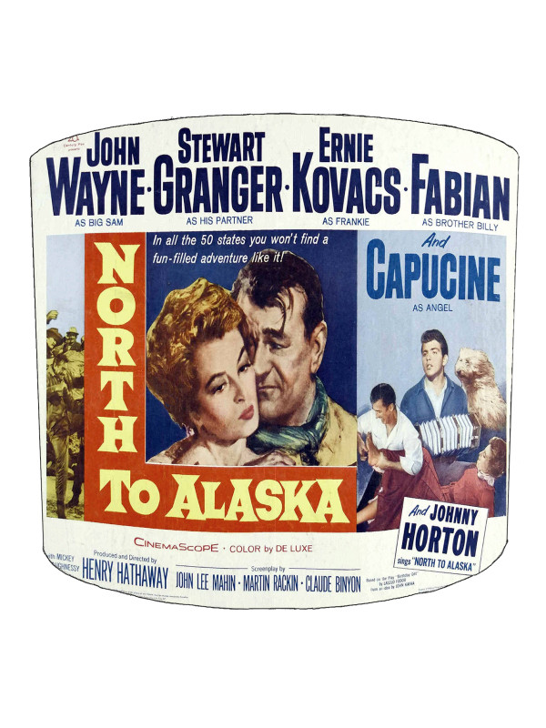 John Wayne North To Alaska Lampshade John Wayne North To Alaska Lampshade