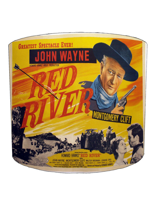 John Wayne Red River Lampshade John Wayne Red River Lampshade