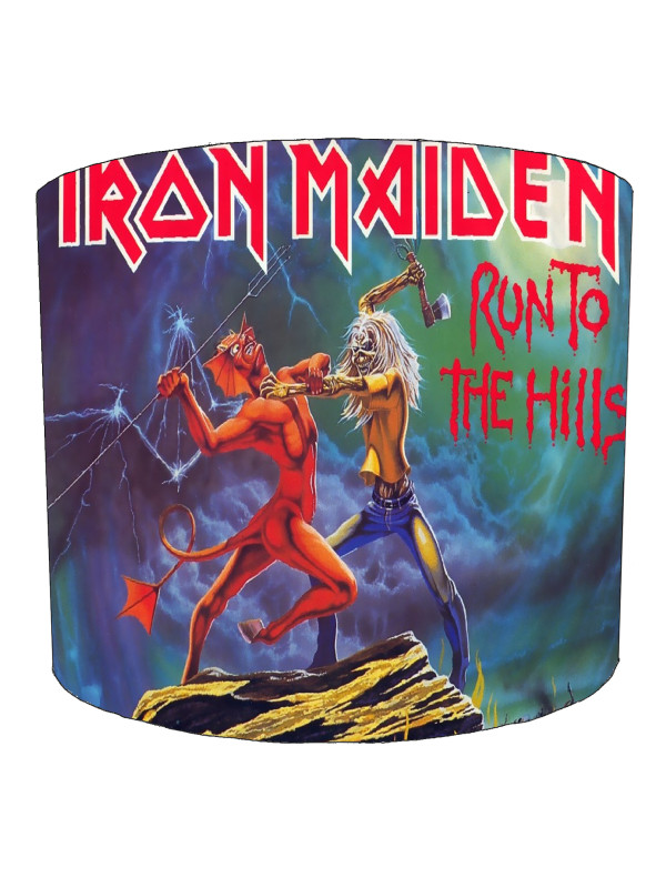 iron maiden run to the hills lampshade iron maiden run to the hills lampshade