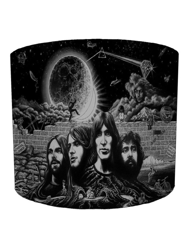 pink floyd collage lampshade pink floyd collage lampshade