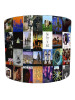 pink floyd album collage lampshade
