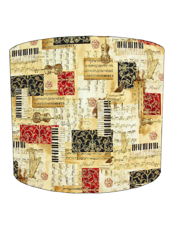 Vintage Sheet Musical Note Lampshade10 Vintage Sheet Musical Note Lampshade10