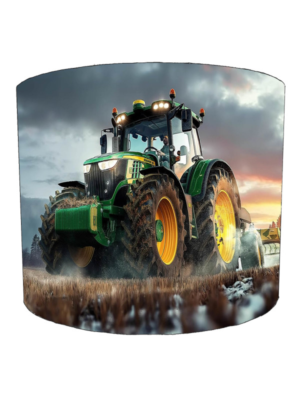 Green Tractor 4 Lampshade Green Tractor 4 Lampshade