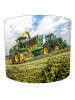 Green Tractor Harvesting Lampshade Green Tractor Harvesting Lampshade