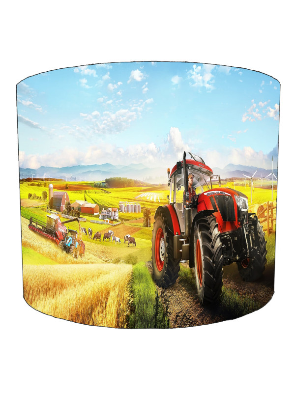 Red Tractor 3 Lampshade Red Tractor 3 Lampshade