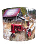 Vintage Red Tractor Lampshade Vintage Red Tractor Lampshade