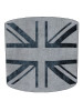 Grey and Black Union Jack Flag Lampshade
