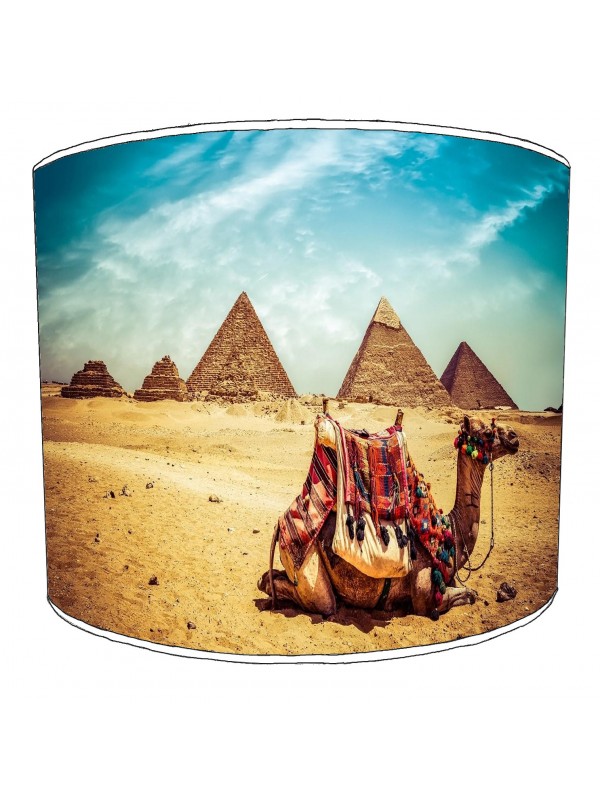 Egypt Pyramid and Camel Lampshade