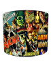 Horror Film Collage Of Monsters Lampshade
