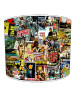Vintage Horror Films Collage Lampshade3