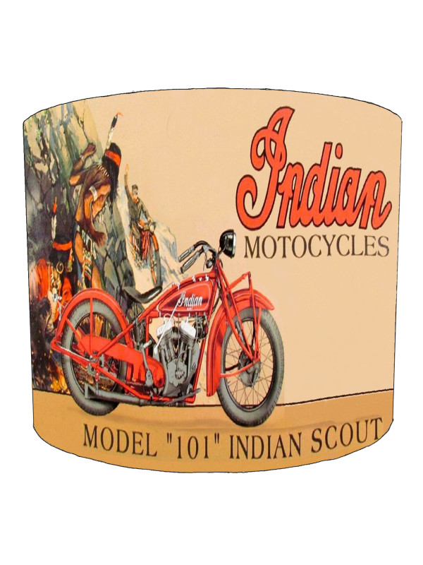 Vintage Motorbike Lampshade 1