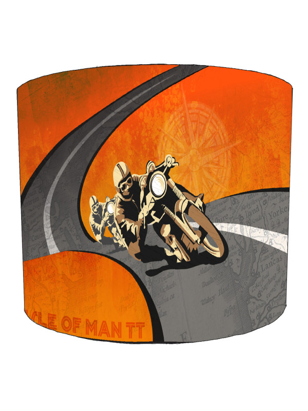 Vintage Motorbike Lampshade 7