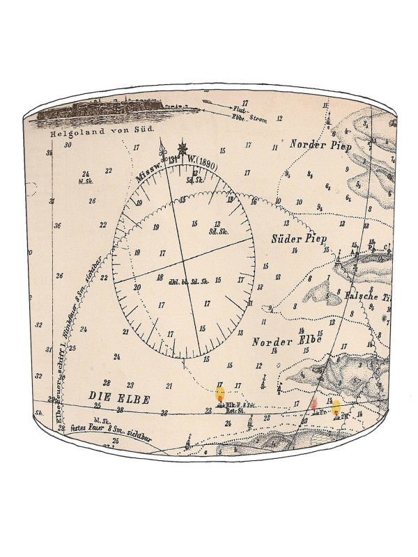 vintage nautical lampshade 9