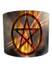 Burning Pentagram Wicca Pagan Lampshade