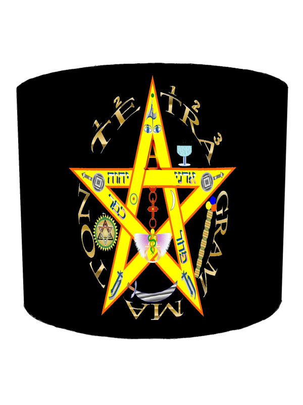 The Esoteric Pentagram Wicca Pagan Lampshade